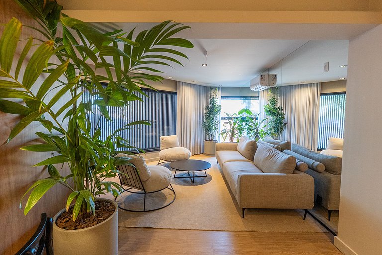 Apartamento 1 quarto com Garden
