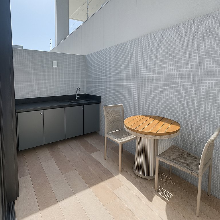 Studio Garden com Varanda