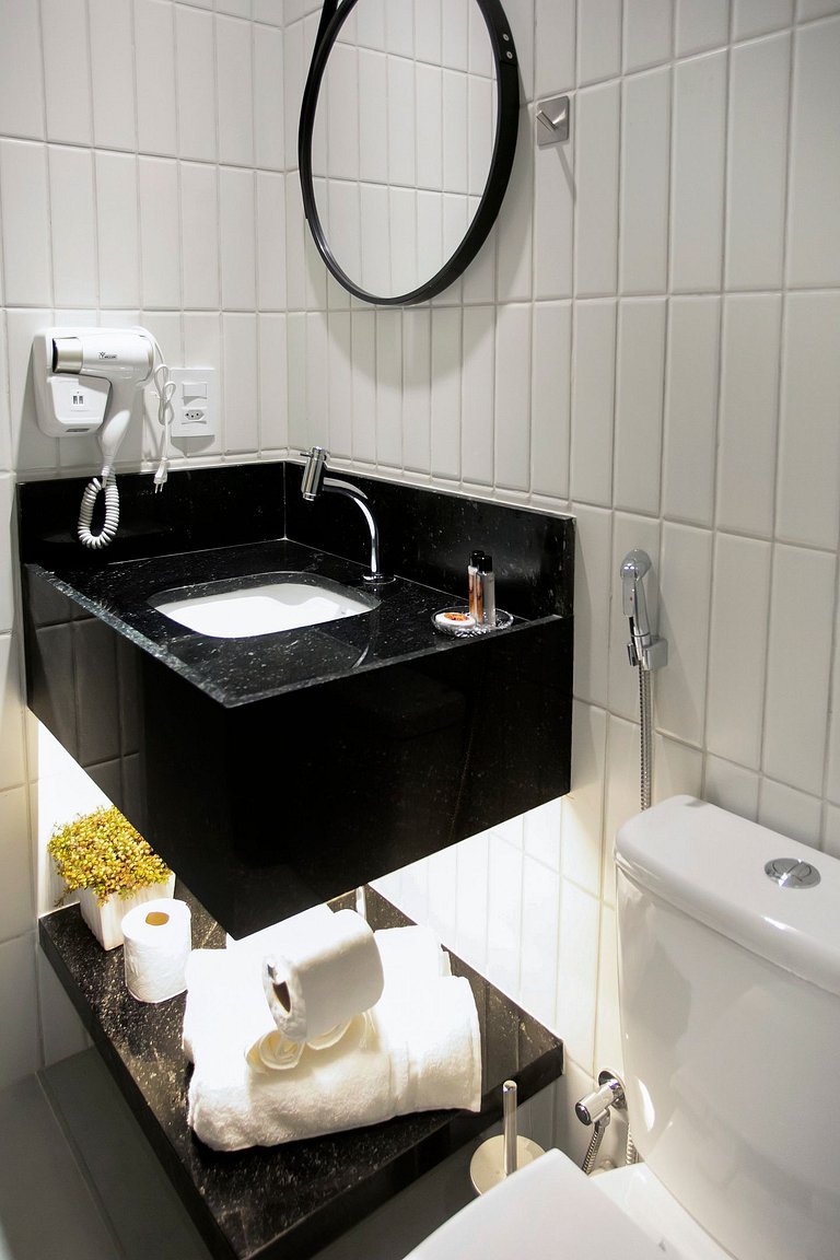 Studio Premium com sacada