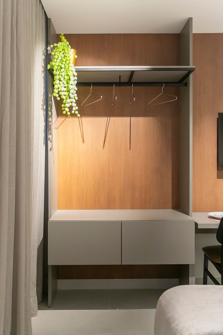Studio Premium com sacada