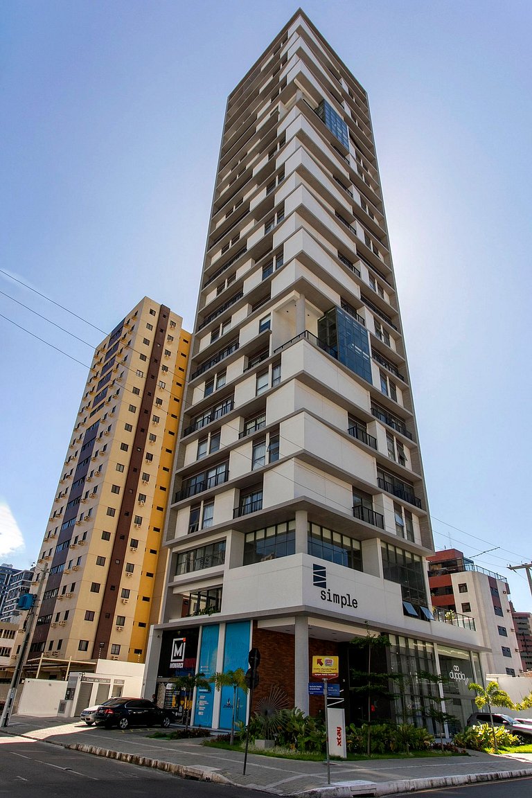 Simple Smart By Xtay - Bleisure in João Pessoa: pool, gym, a
