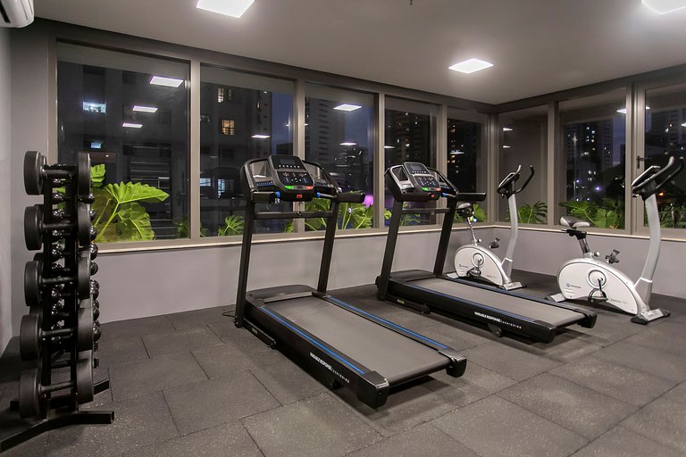 Studio Premium com sacada