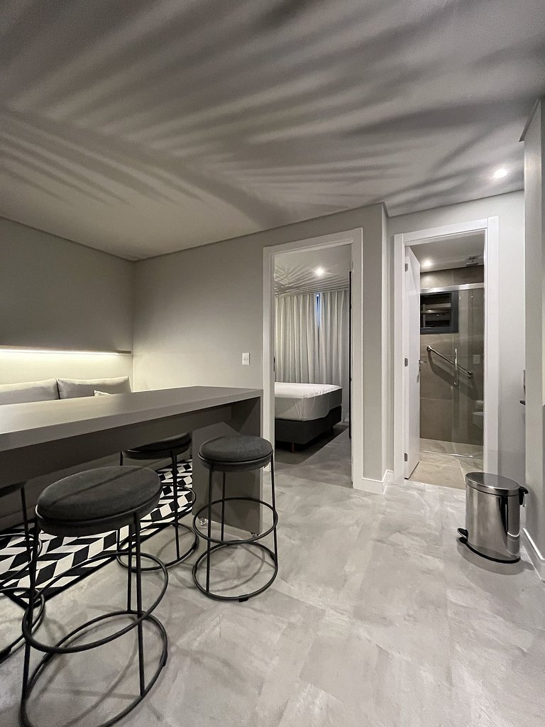 Apto Familiar 26m² - 3min Playa + Cocina