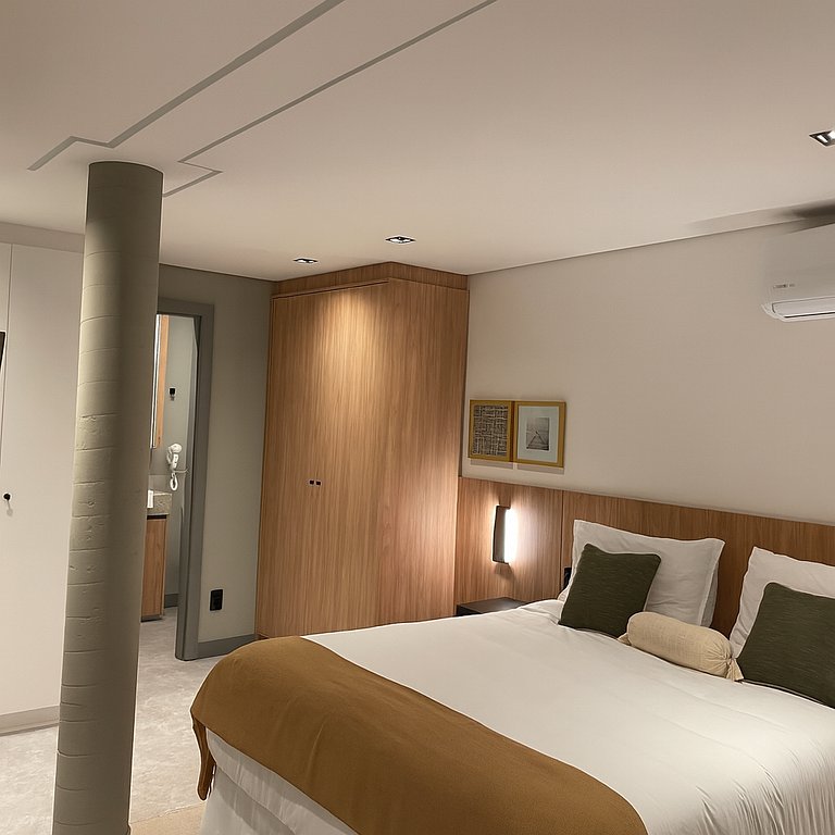 Studio 2 pessoas 36m² - Wi-Fi Rapido e Estacao de Trabalho