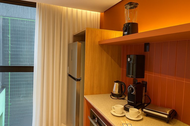 Studio 2 pessoas 36m² - Wi-Fi Rapido e Estacao de Trabalho