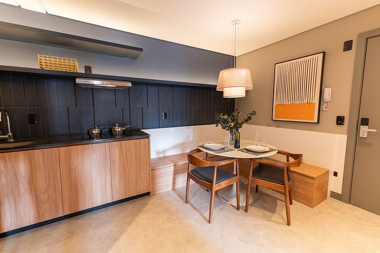 Apto completo 62 m² - Com closet e cozinha completa