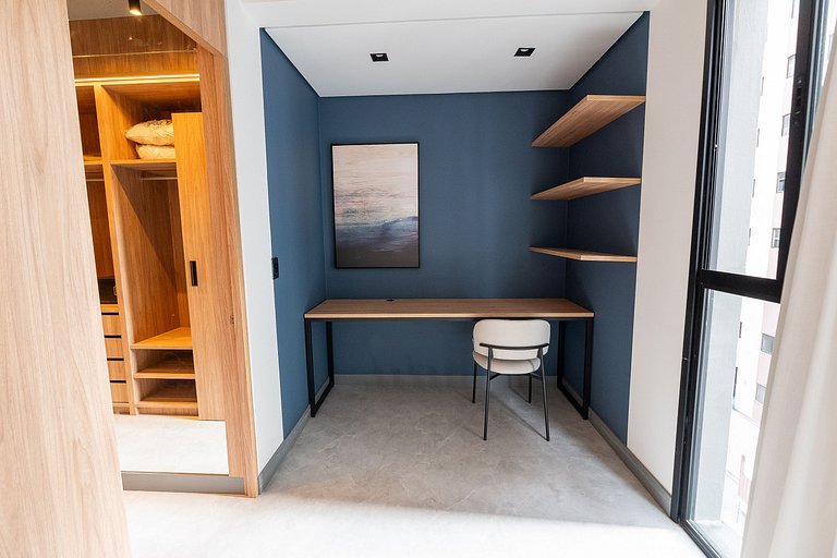 Apto completo 62 m² - Com closet e cozinha completa
