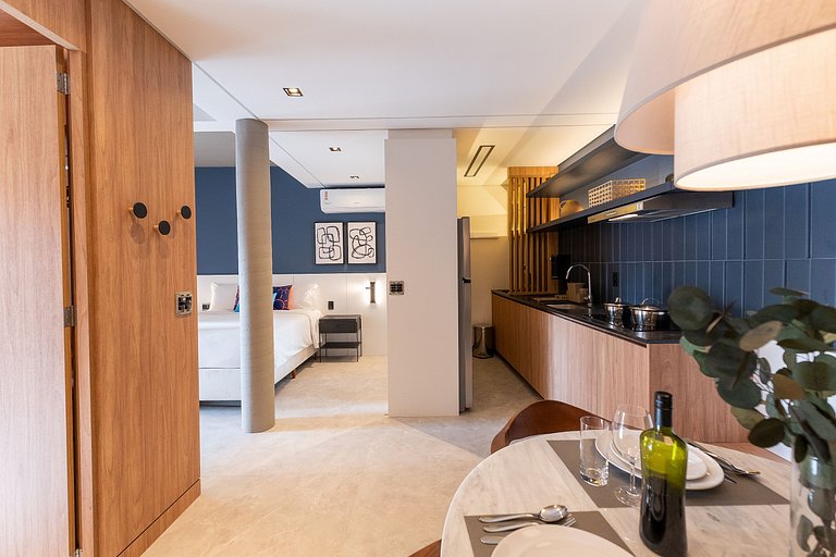 Apto completo 62 m² - Com closet e cozinha completa