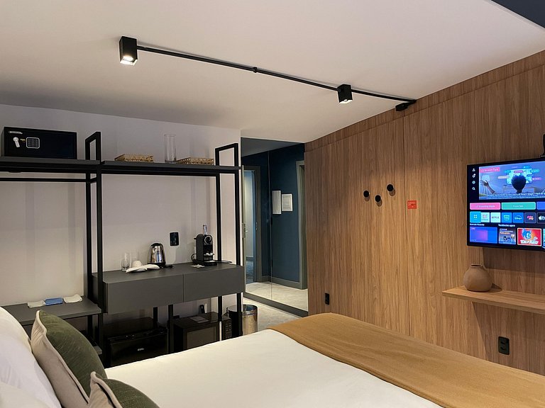 Studio Casal 20m² - Aconchegante e no Centro