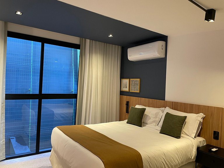 Studio Casal 20m² - Aconchegante e no Centro