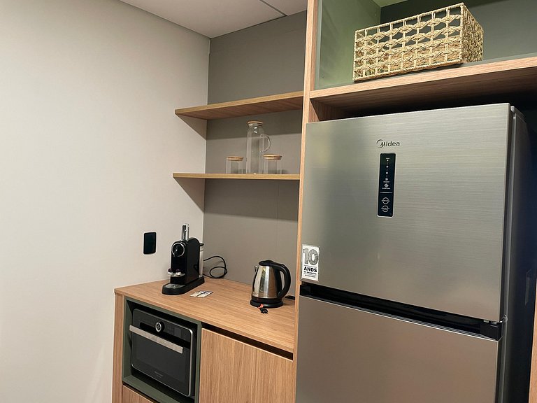 Studio Luxo 47m² - até 2 pessoas com sofá