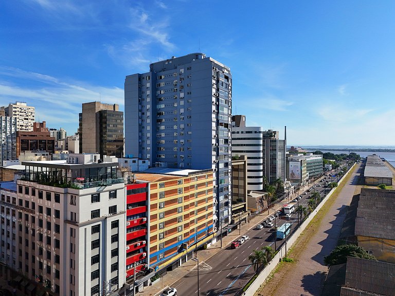 Xtay Cais Rooftop – Cozy Studios with Sky View of the Guaíba