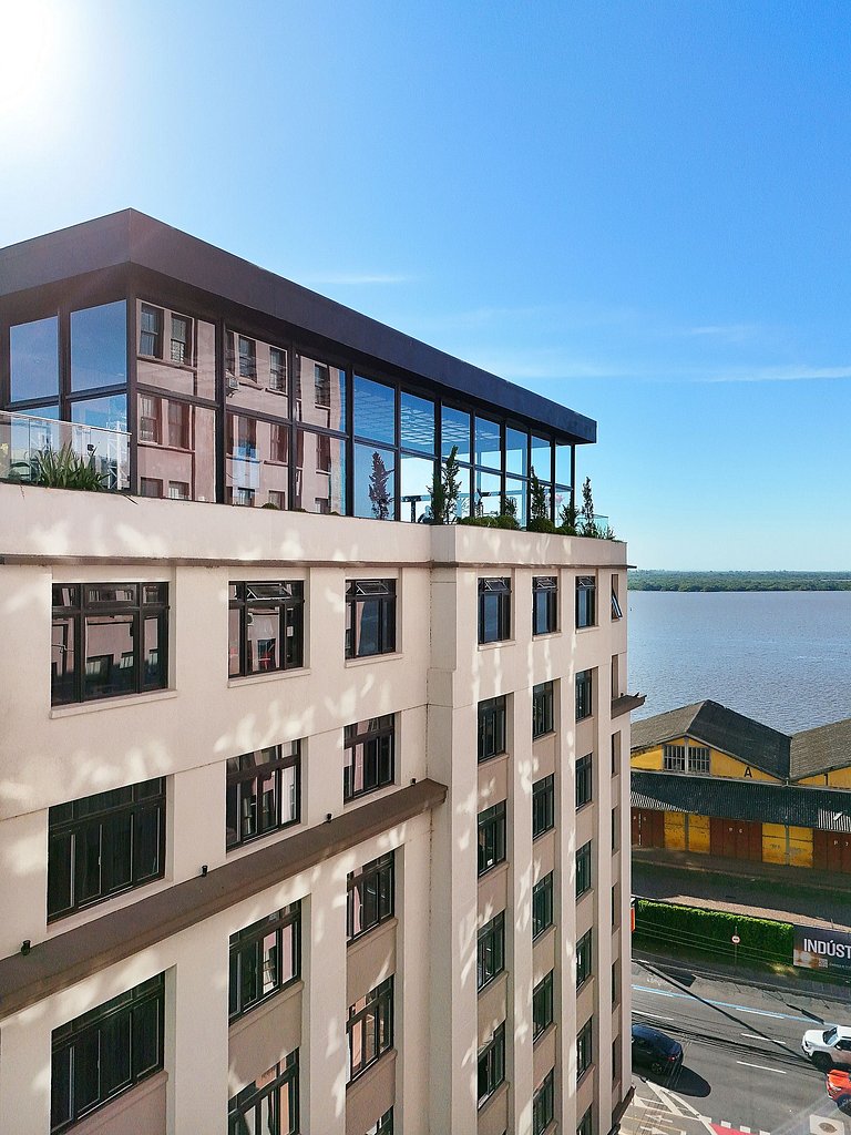 Xtay Cais Rooftop – Cozy Studios with Sky View of the Guaíba