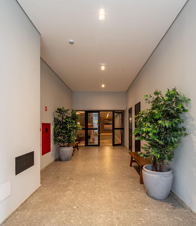 Studio in Perdizes with Sofa – Perfect for 2 Guests, Gym and