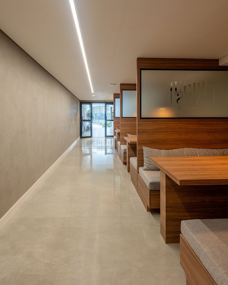 Studio moderno em Perdizes – com academia, perto do Allianz