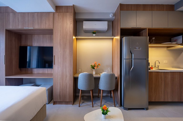 Full Studio in Perdizes for up to 4 guests – Near Allianz Pa