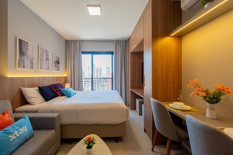 Modern Studio in Perdizes – with Gym, Near Allianz and Bourb