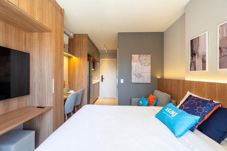 Modern Studio in Perdizes – with Gym, Near Allianz and Bourb