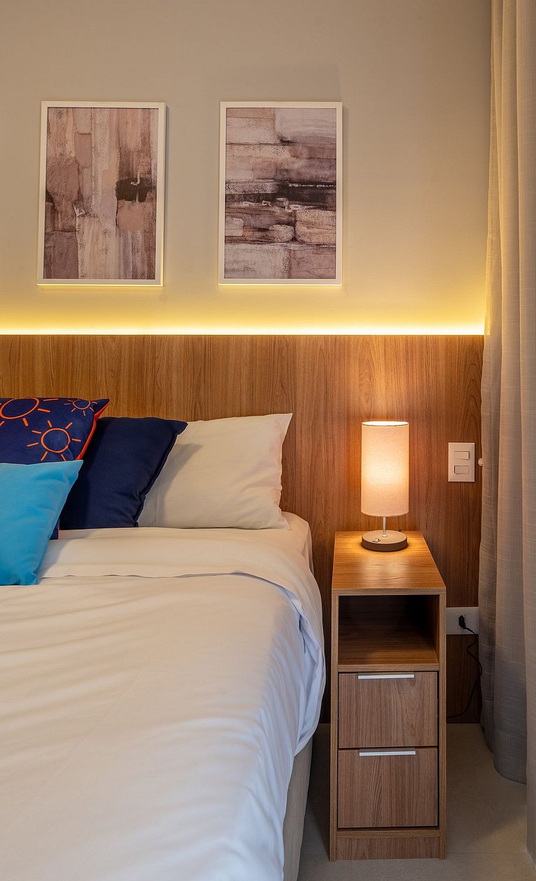 Estudio Moderno en Perdizes – con Gimnasio, Cerca del Allian