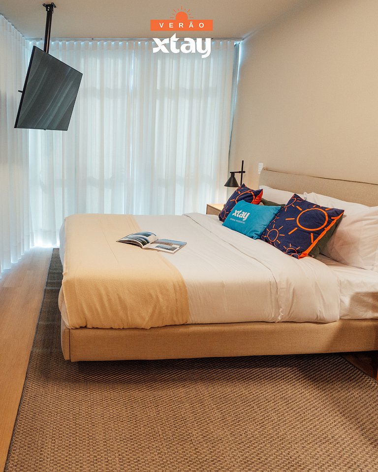 Apartamento 2 suites vista mar