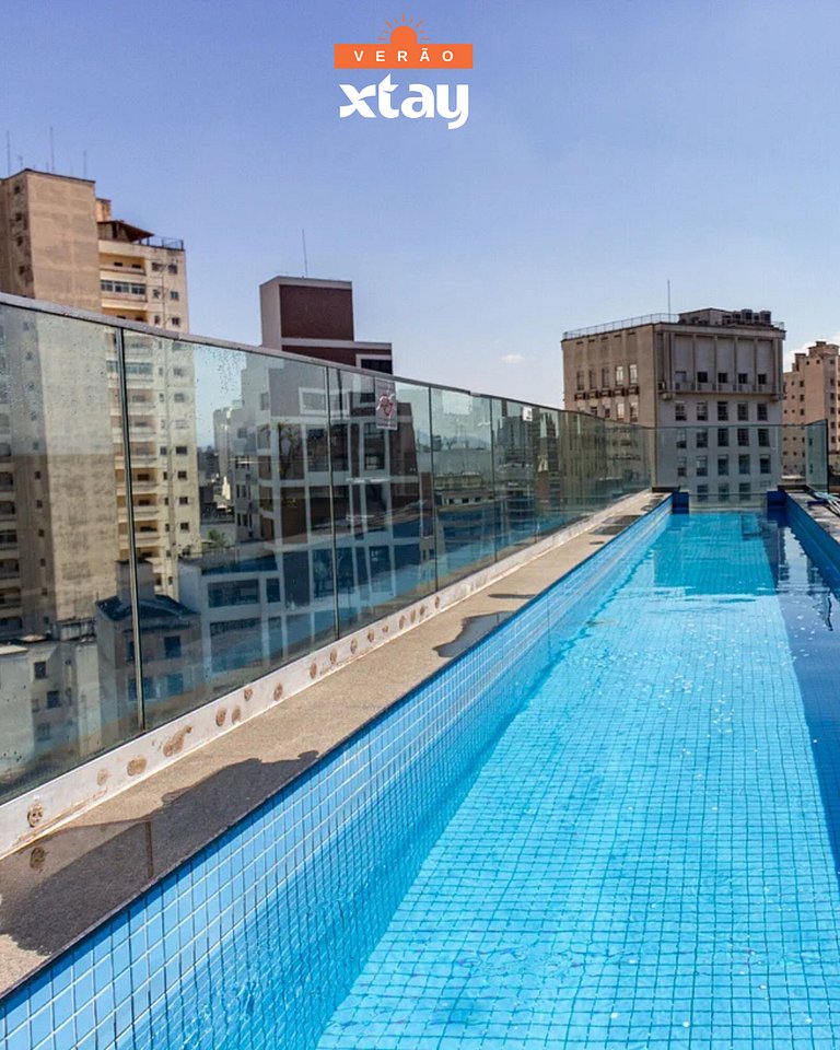 Apartamento com Vista e andar alto no Arouche