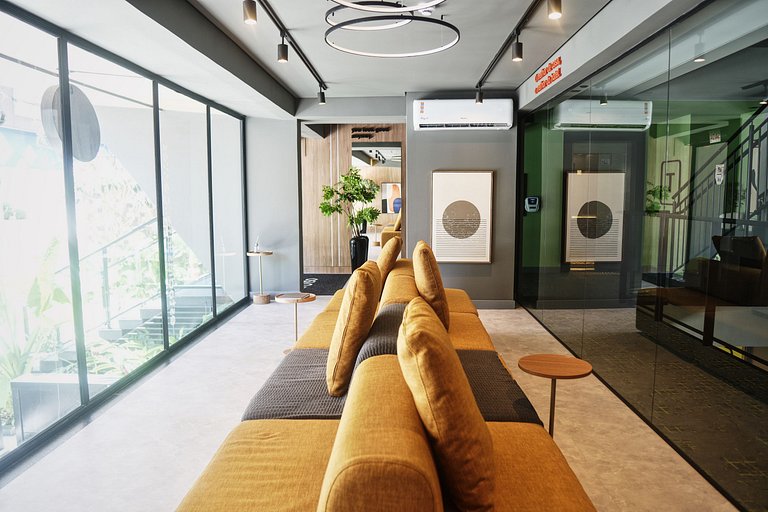 Studio 2 pessoas 36m² - Wi-Fi Rapido e Estacao de Trabalho