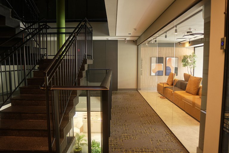 Studio 2 pessoas 36m² - Wi-Fi Rapido e Estacao de Trabalho