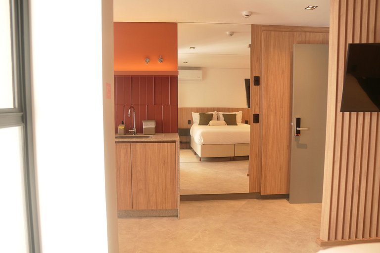 Studio 2 pessoas 36m² - Wi-Fi Rapido e Estacao de Trabalho