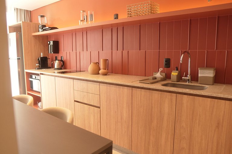 Studio 2 pessoas 36m² - Wi-Fi Rapido e Estacao de Trabalho