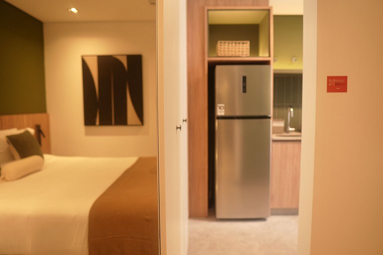 Studio Luxo 53m² - até 2 pessoas com área de lazer