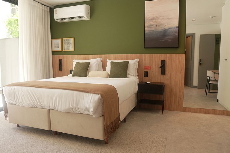 Apto com sacada 39m² - Com varanda e confortável