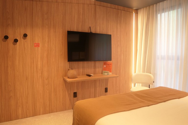 Studio Casal 20m² - Aconchegante e no Centro