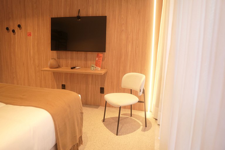 Studio Casal 20m² - Aconchegante e no Centro