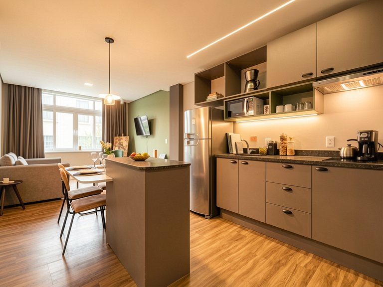 Belíssimo studio família para aluguel em Porto Alegre