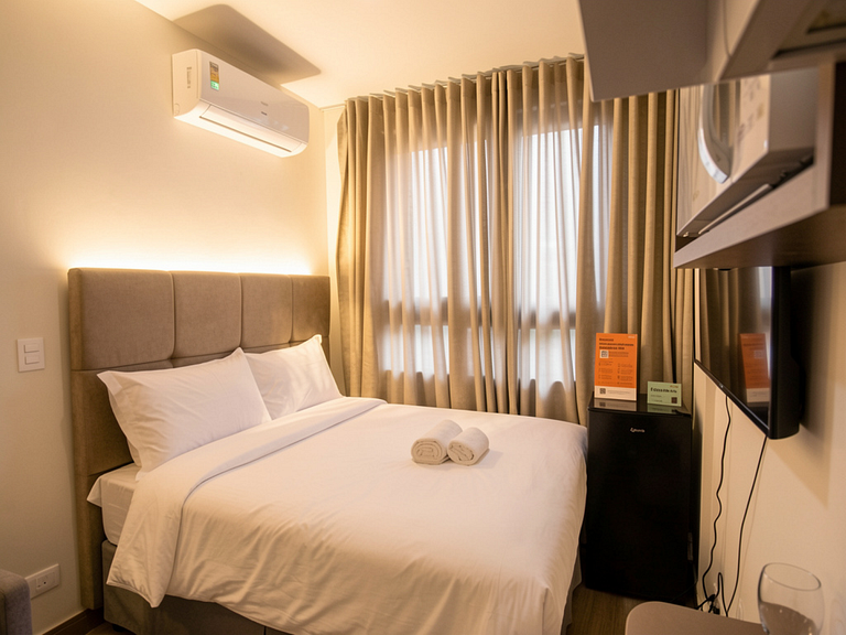 Studio compacto 1 cama de casal