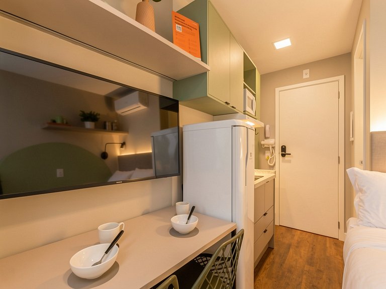 Studio versátil 1 cama de casal