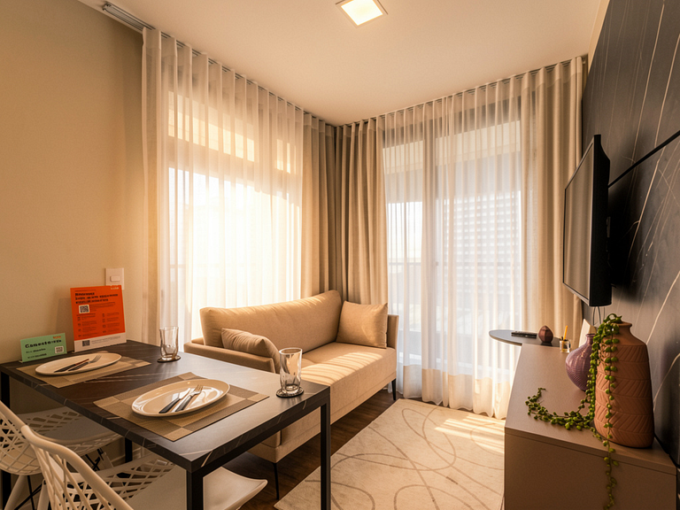 1 room apartment plus