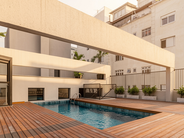 Xtay Vila Madalena - Fique perto de tudo piscina ao ar livre