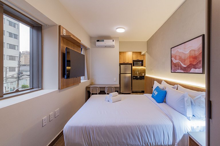 Xtay Villa Minerva- Studio com cozinha em Perdizes